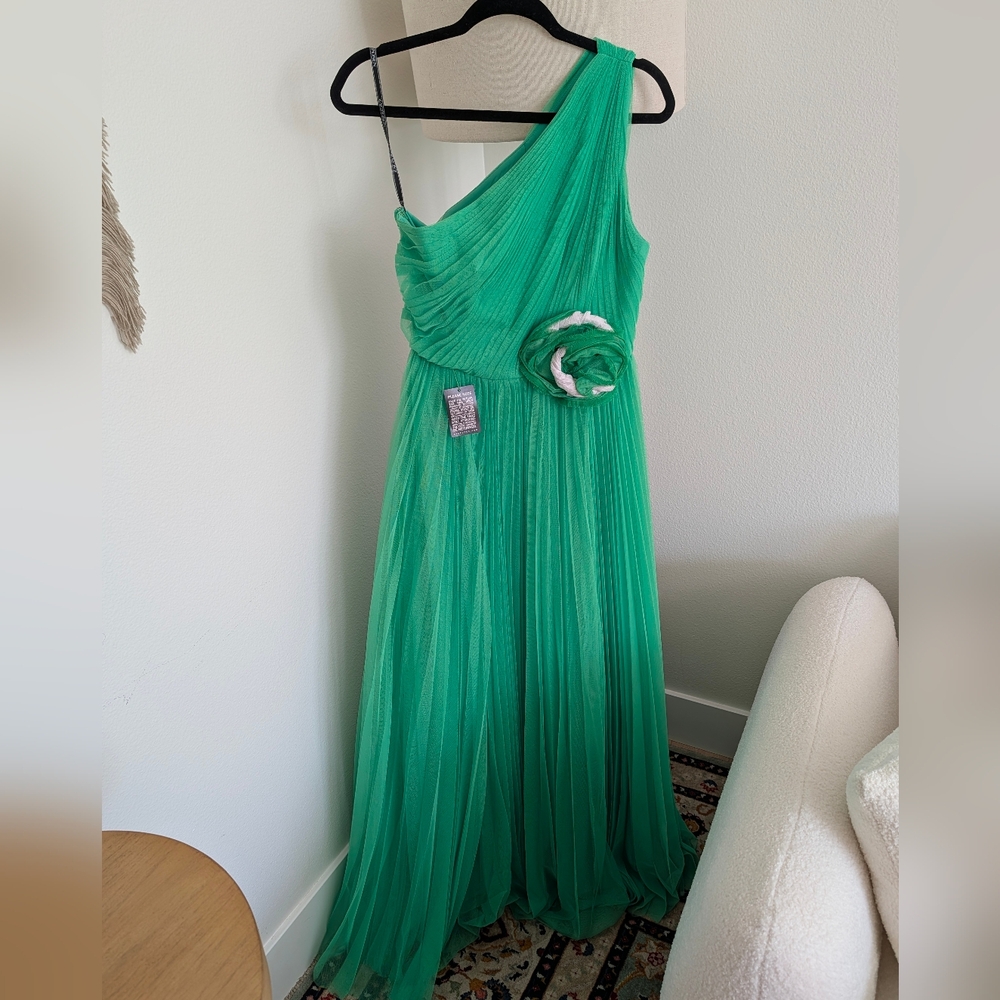 Zac Posen Vibrant Green Dress